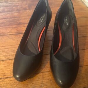 Rockport Leah pump heels in leather black